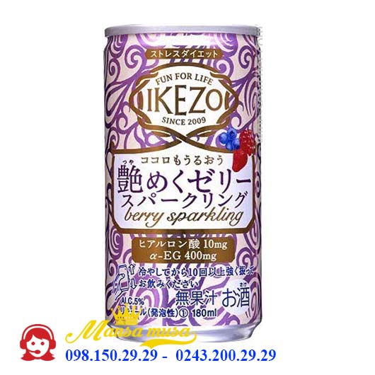 Rượu Ikezo Berry Mix Sparkling - Chi Nhánh - Công Ty Cổ Phần Thương Mại Quốc Tế An Phú Group